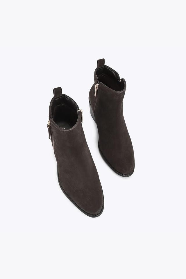 Carvela Carvela Women's 'Secil' Suede Boots in Dark Grey - 2