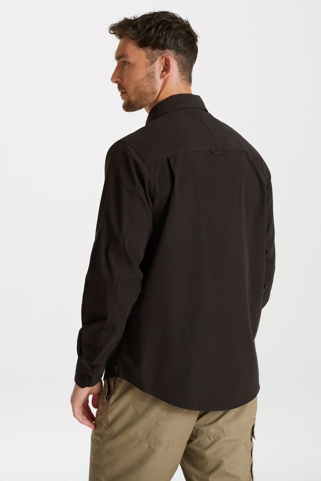 Craghoppers Craghoppers Men's 'Expert Kiwi' Long Sleeved Shirt in Black - 2