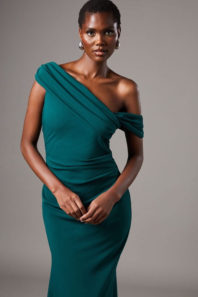 Coast Coast Women's Scuba Maxi Dress in Emerald - 2