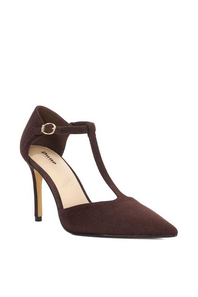 Dune London Dune London Women's 'Castered' Suede Court Shoes in Brown - 2