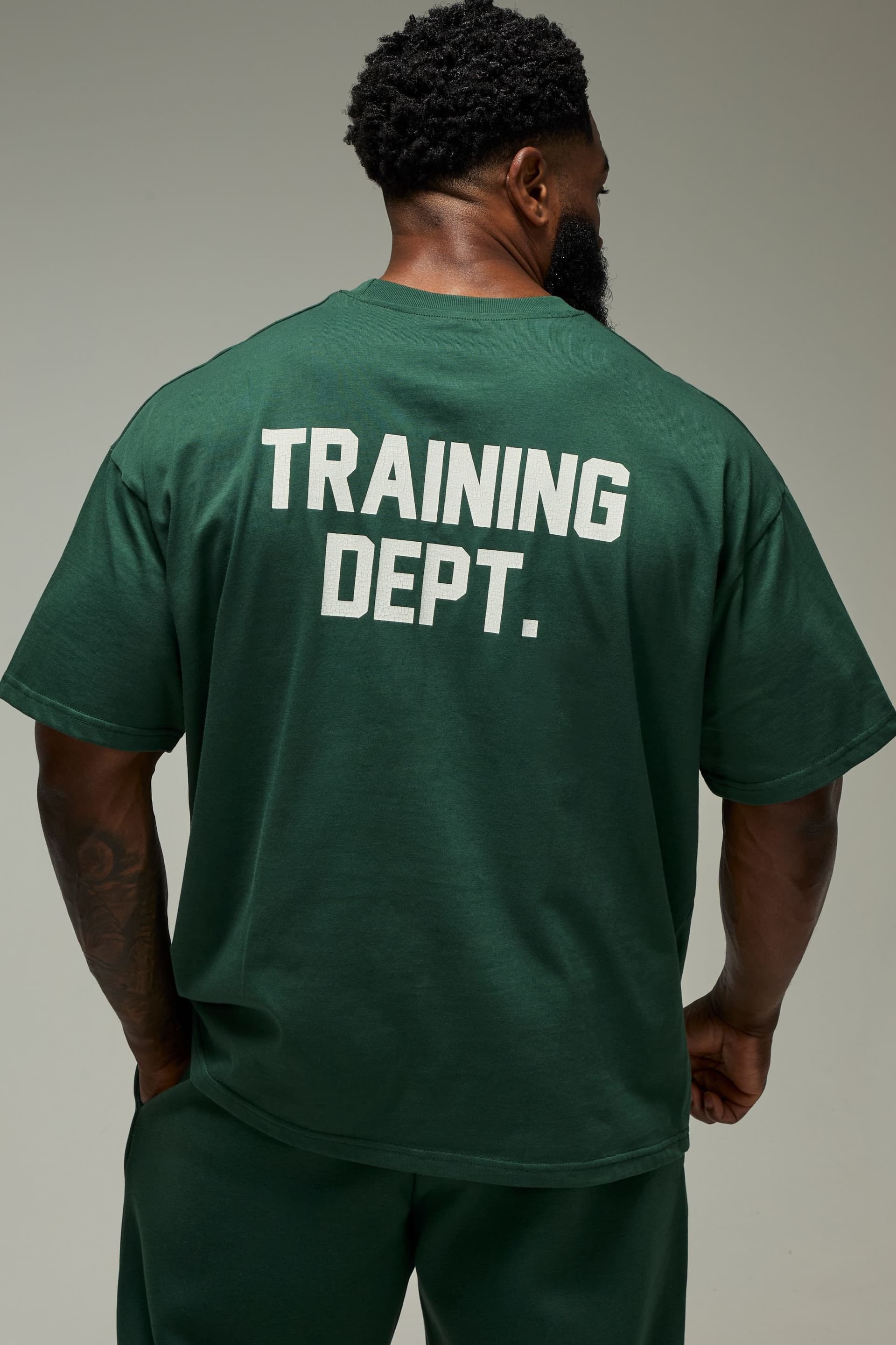 Training Dept. Training Dept. Men's Training Dept Oversized T-shirt in Green