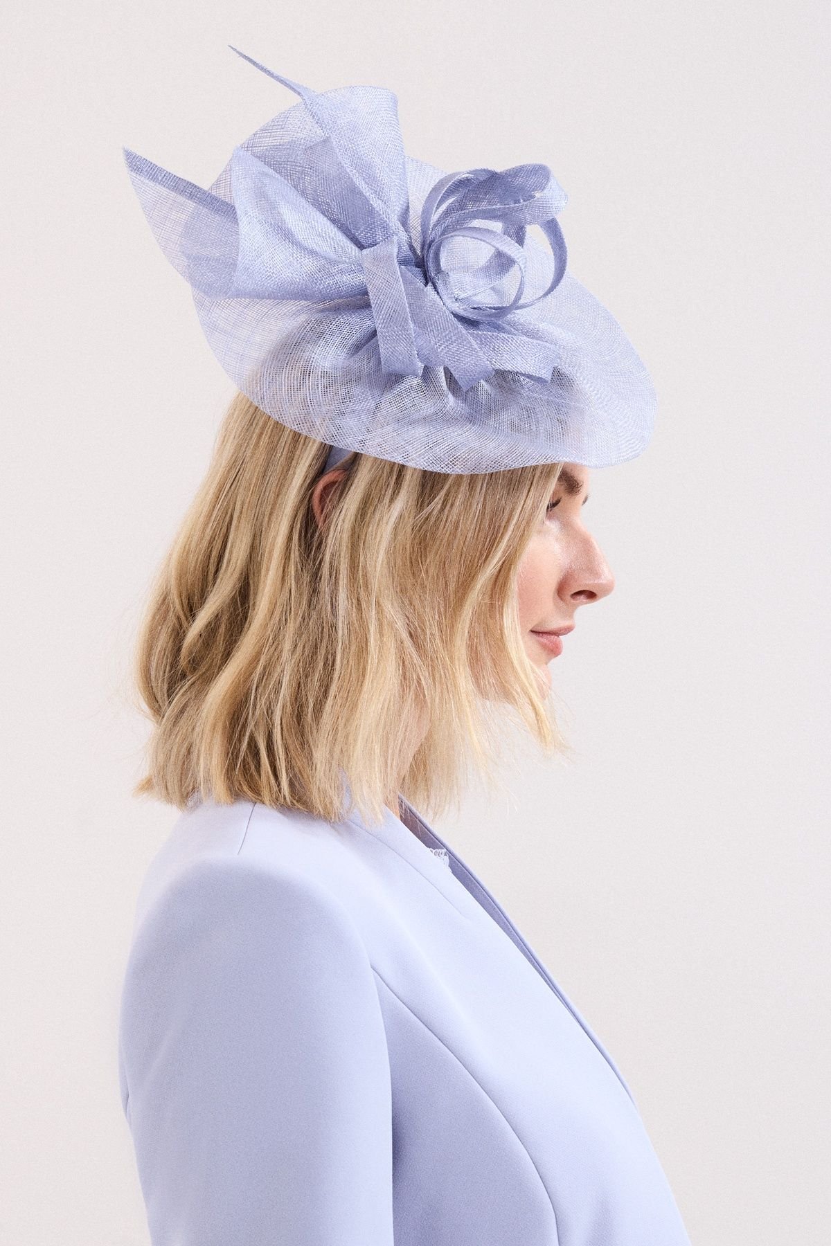 Phase Eight Phase Eight Women's Freeform Fascinator in Baby Blue - 4