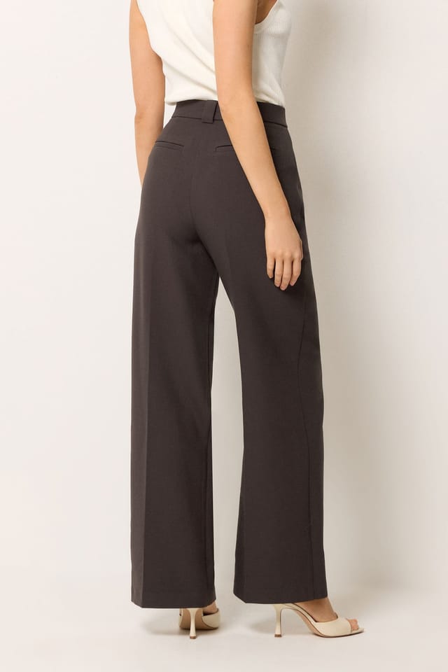 Star By Julien Macdonald Star by Julien Macdonald Women's Tailored Wide Leg Trousers in Chocolate - 3