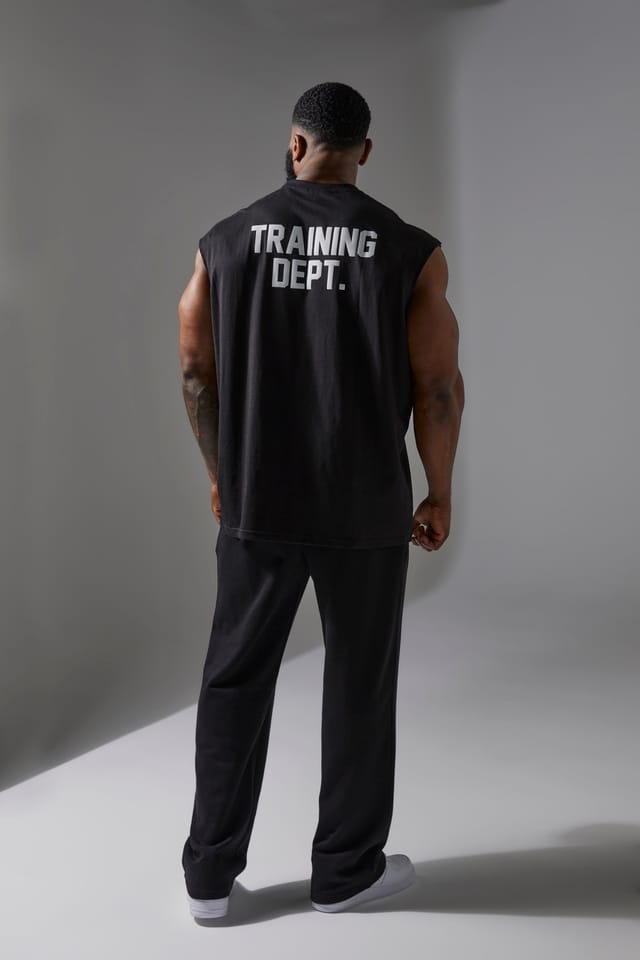 Training Dept. Training Dept. Men's Training Dept Loopback Straight Leg Fit Joggers in Black - 2