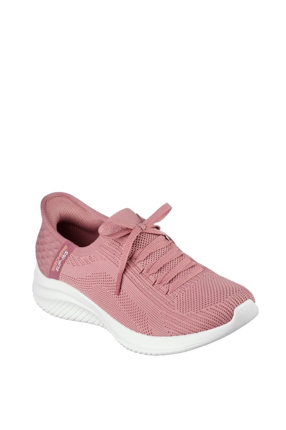 Debenhams Debenhams Women's ULTRA FLEX 3.0 Fixed Laced Slip-Ins Mauve - 4