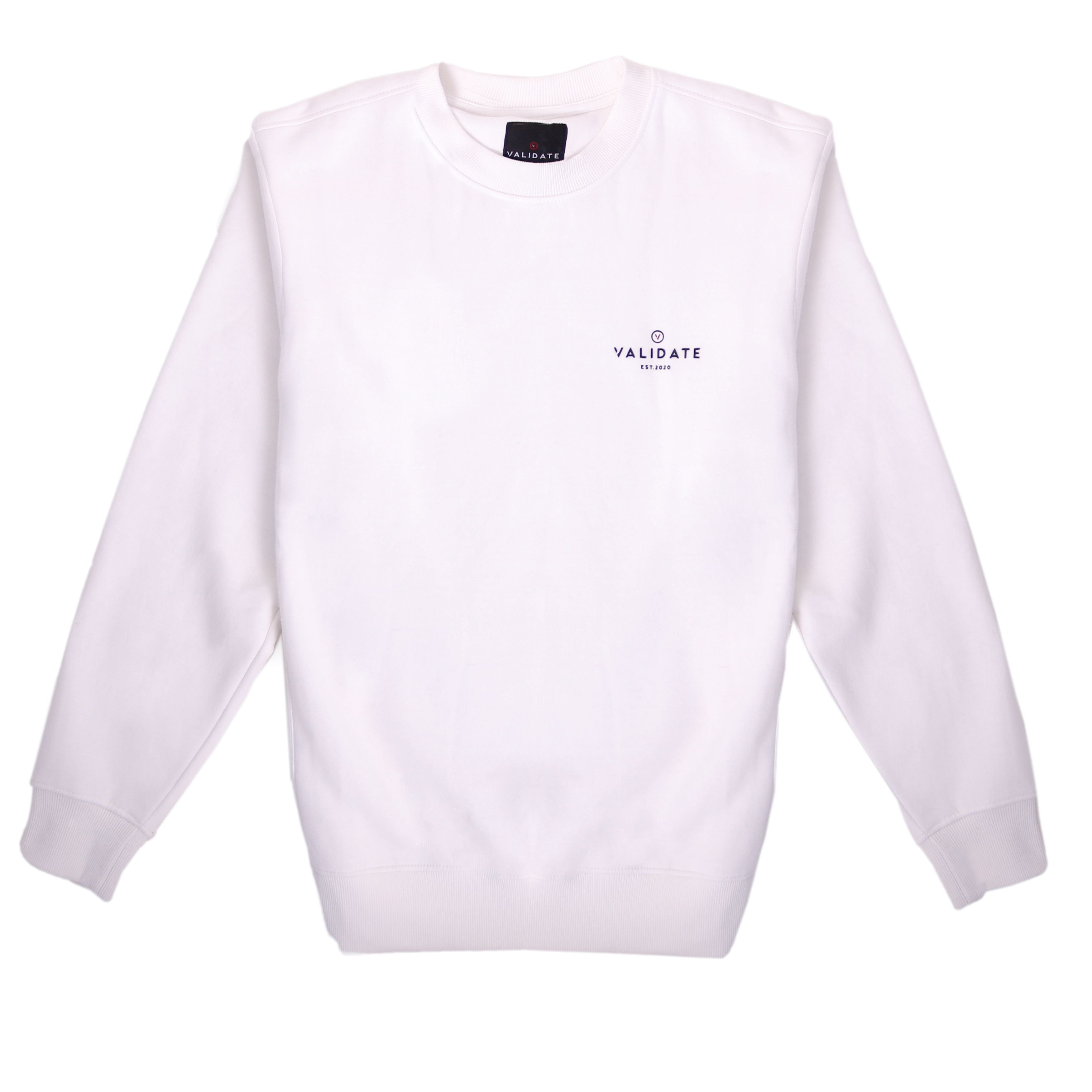 Validate Validate Men's Marcus Sweatshirt in White - 2