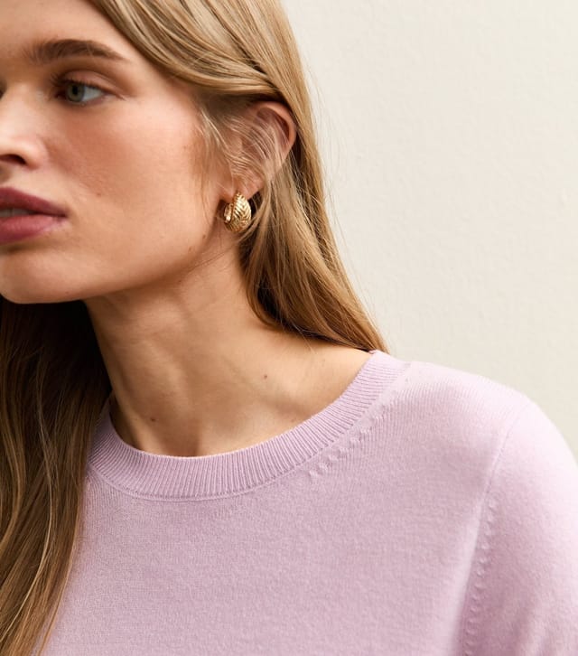 New Look Women's Lilac Crew Neck Jumper New Look - 3