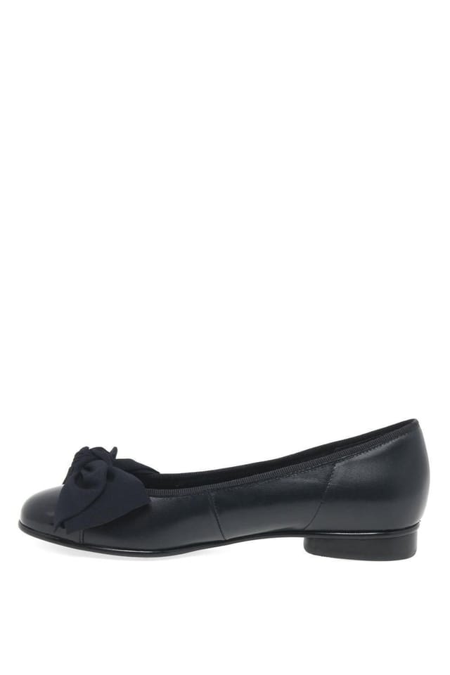 Gabor Gabor Women's 'Amy' Bow Trim Ballerina Pumps in Navy - 3
