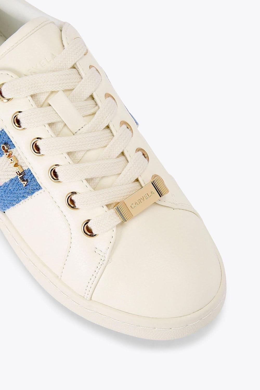 Carvela Carvela Women's 'Palermo Stripe Sneaker' Trainers in Blue - 4