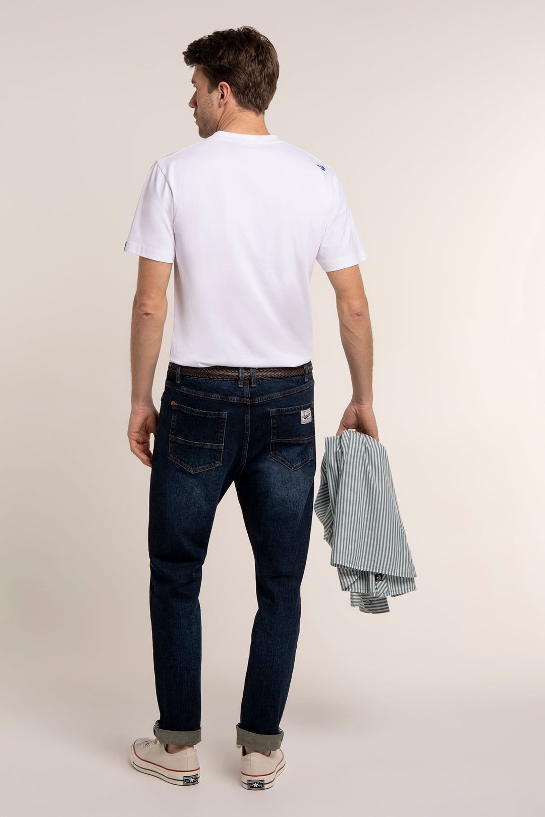 Brakeburn Brakeburn Men's RACKHEATH T-SHIRT in White - 2