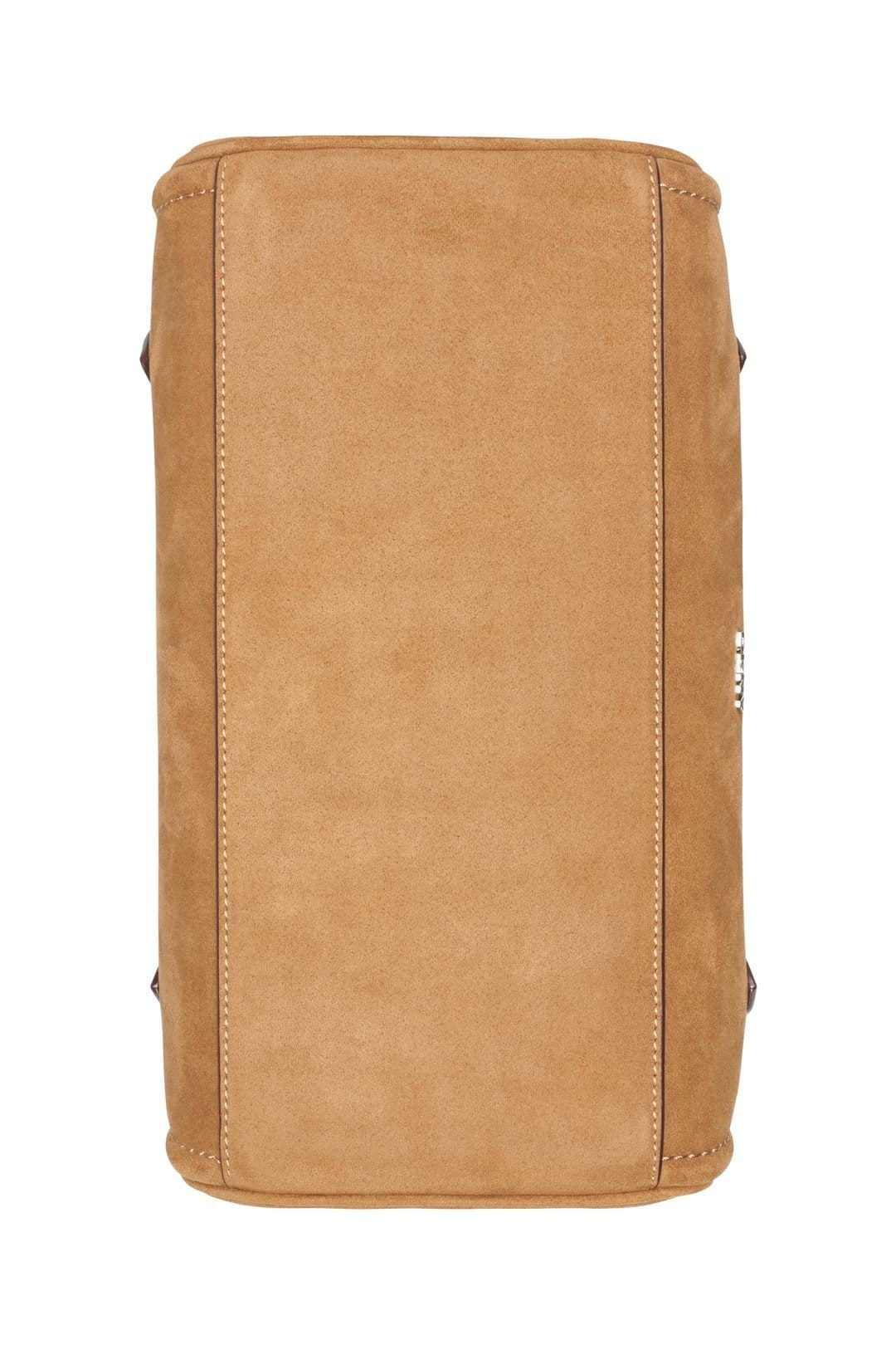 DKNY DKNY Women's Amelie Md Suede Bowling Bag Tan Brown - 4