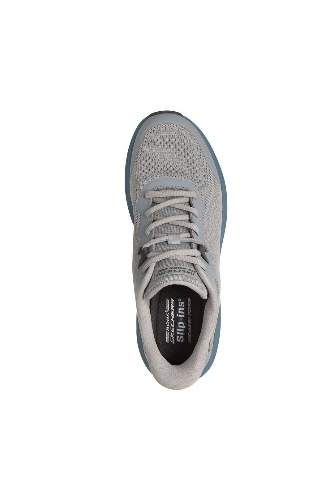 Skechers Skechers Men's BOBS SKILLZ Slip-Ins Lace Up Sneaker Grey - 3