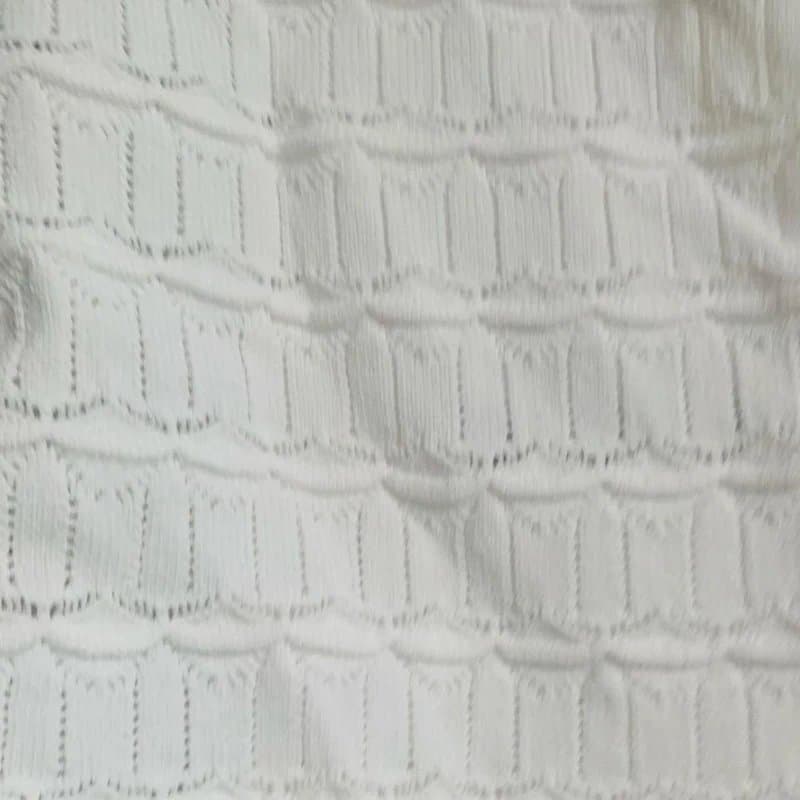 Topshop Topshop cream pointelle knit halter top Size 12