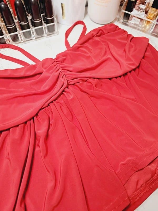 PrettyLittleThing PLT Red Skirt, Size 8!