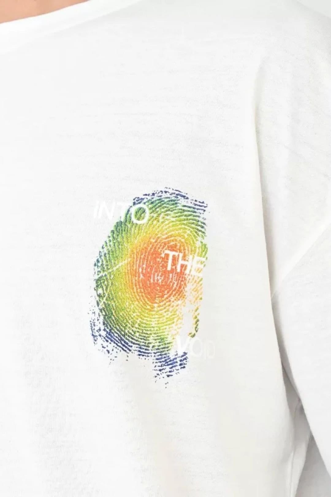 Janes Janes Men's Oversized Printed T-Shirt in White - 4