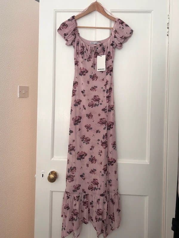 Bershka Bershka tulle floral dress