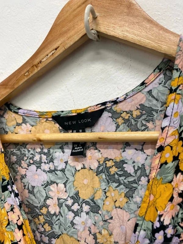 New Look Fabulous Summer cottagecore ditsy floral Midi dress Uk10 floral romantic FS128