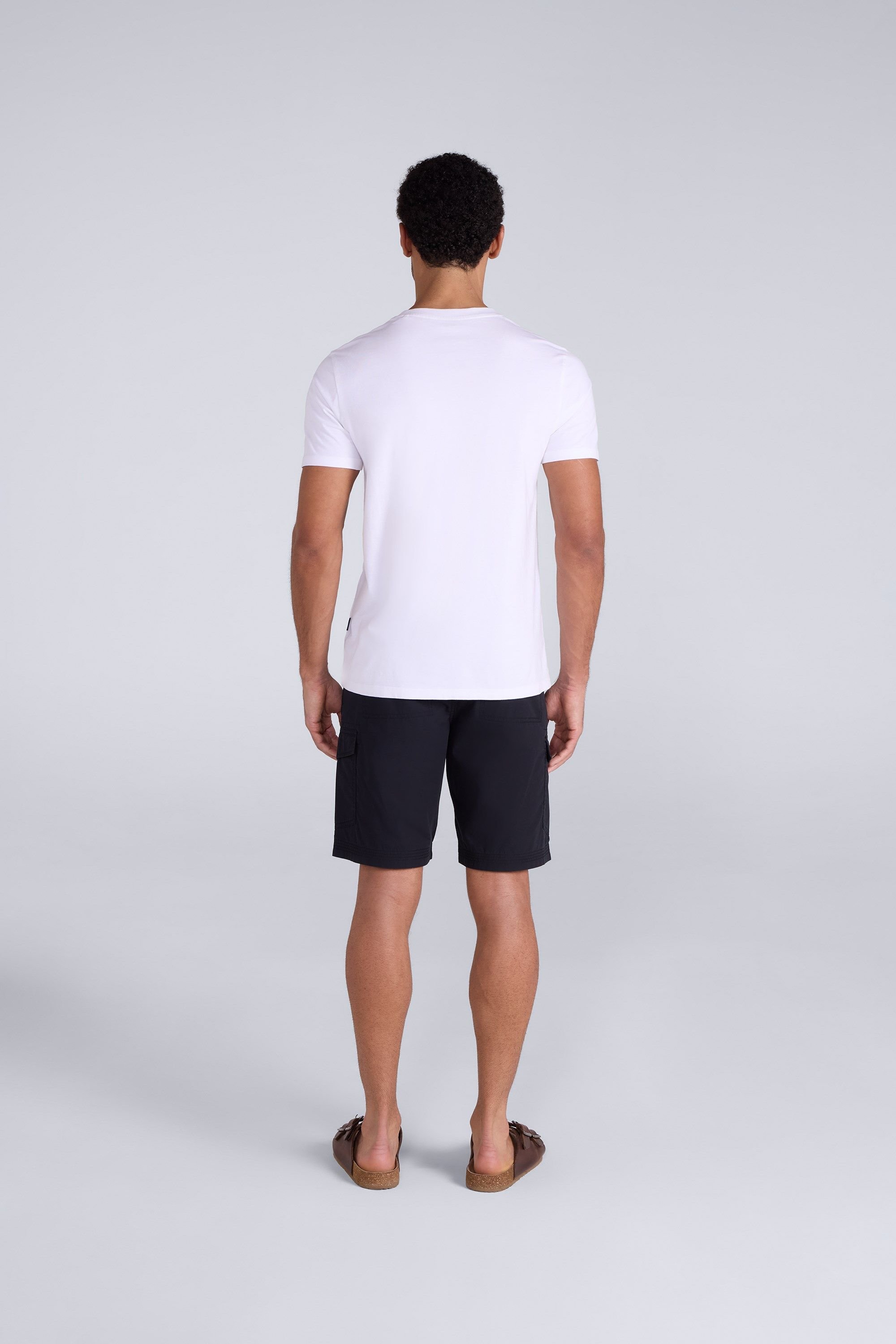 Animal Animal Men's 'Atlantis' Cotton Cargo Shorts Casual Multi Pocket Stylish Half Pants in Black - 4