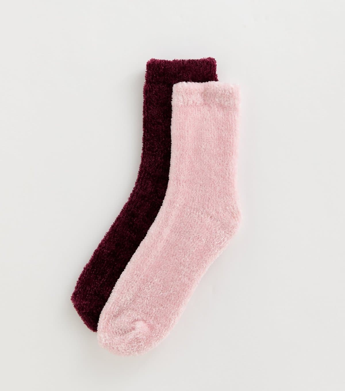 New Look New Look Red and Pink Chenille Ankle Socks Pack