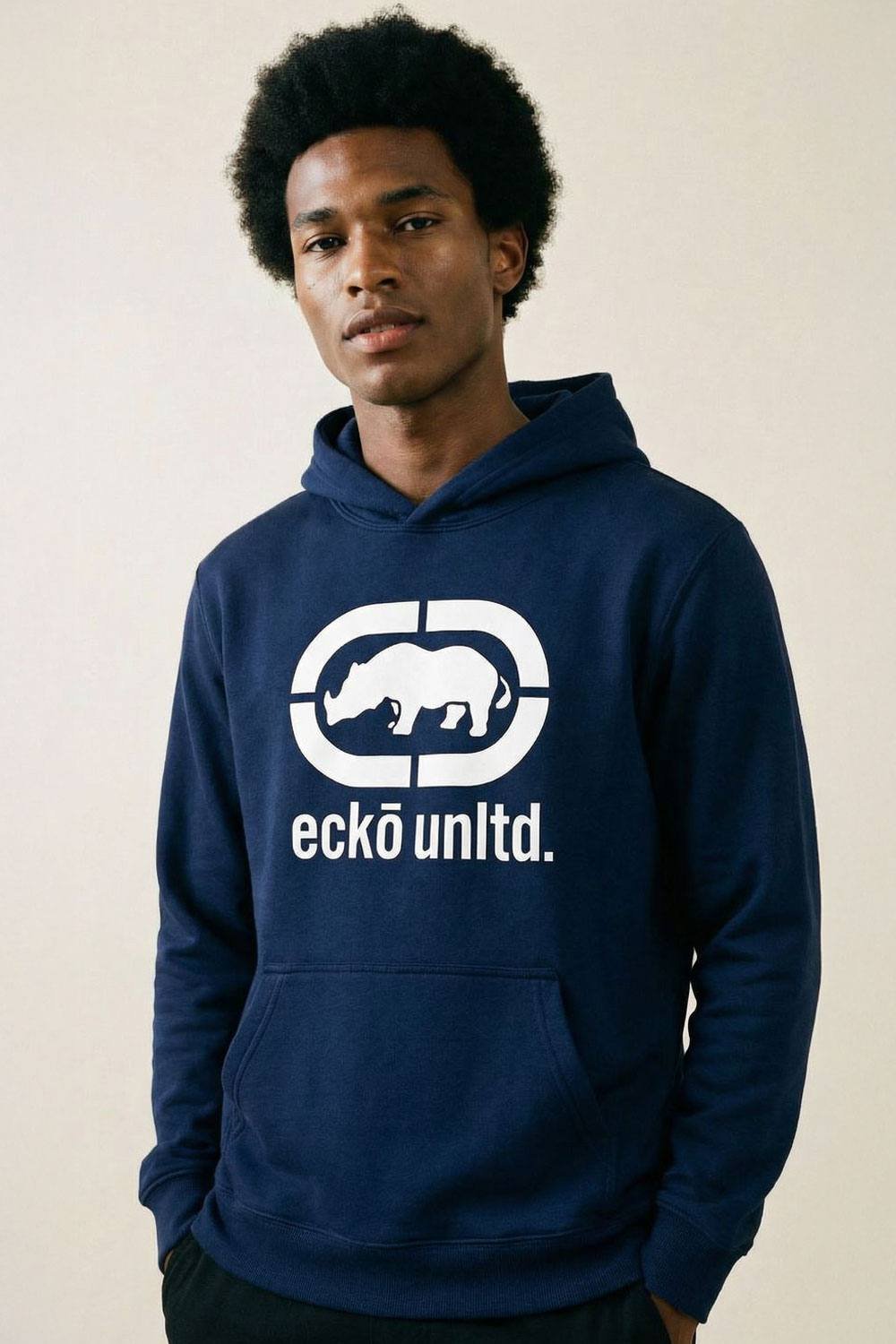 Ecko Untld. Ecko Untld. Men's Epic Logo Hoodie in Navy - 3