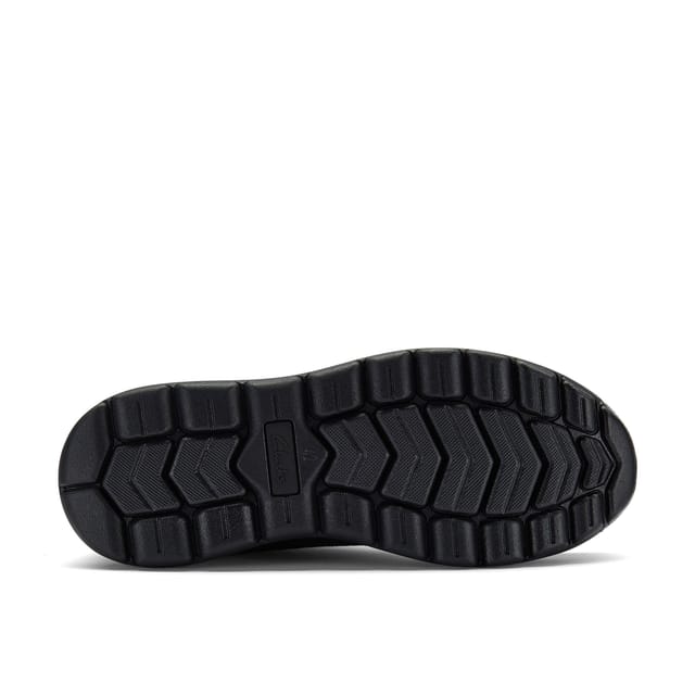 Clarks Clarks Men's Siena Zip Black Leather Lace Up - 3