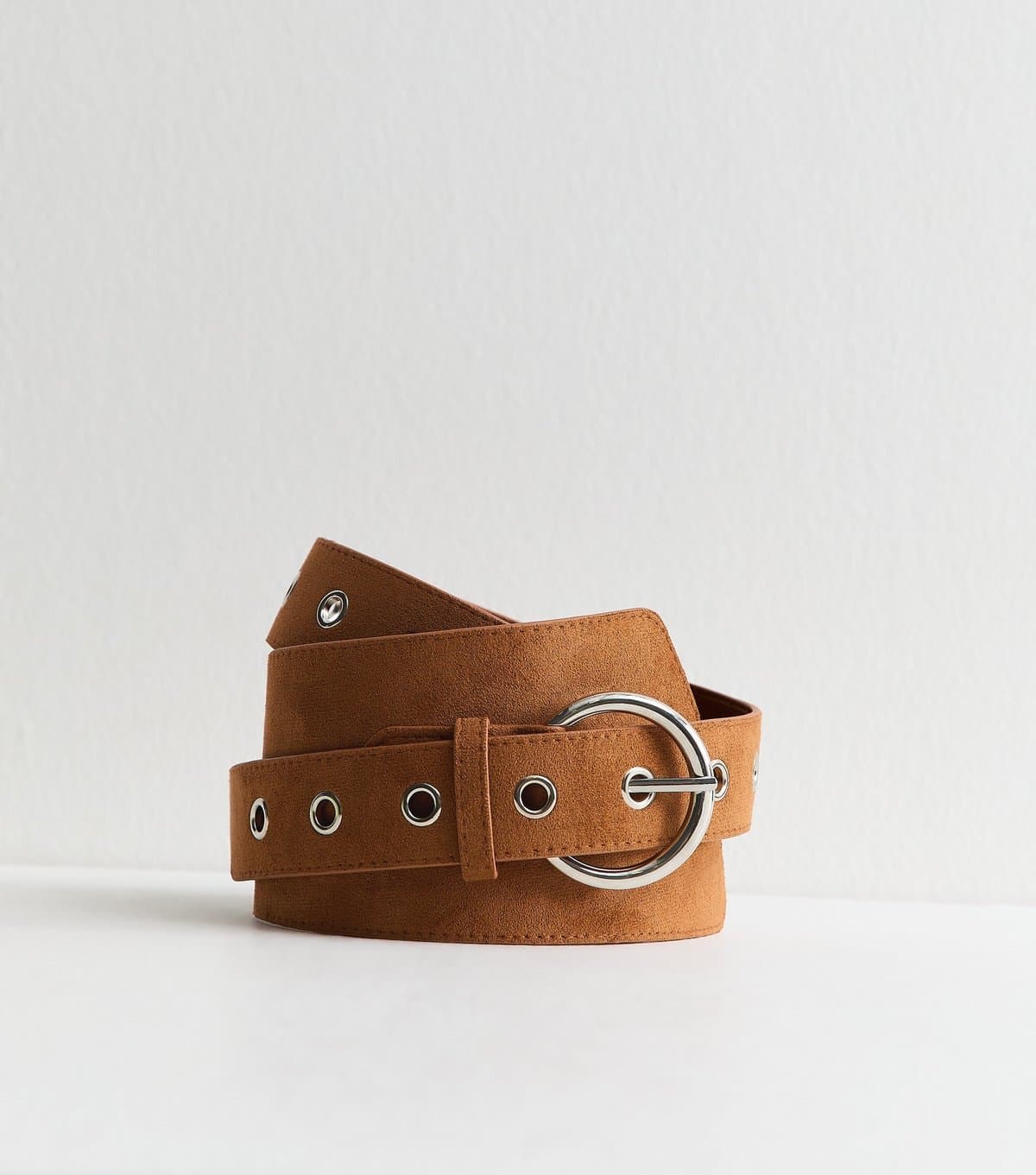 New Look New Look Brown Faux Suede Belt