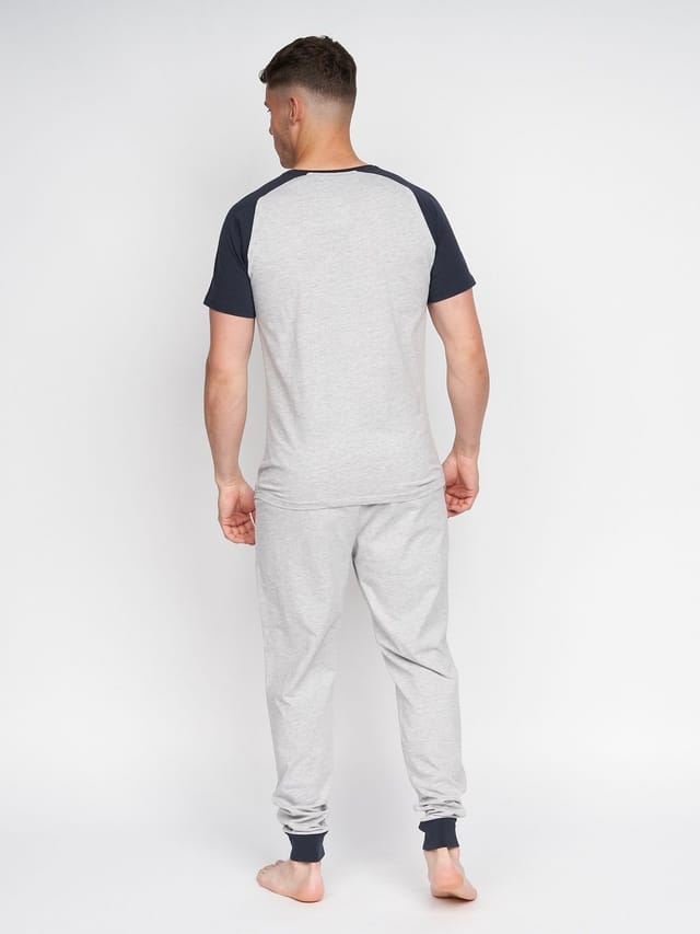Duck&Cover Duck&Cover Men's Vianney Loungewear Set in Grey - 2