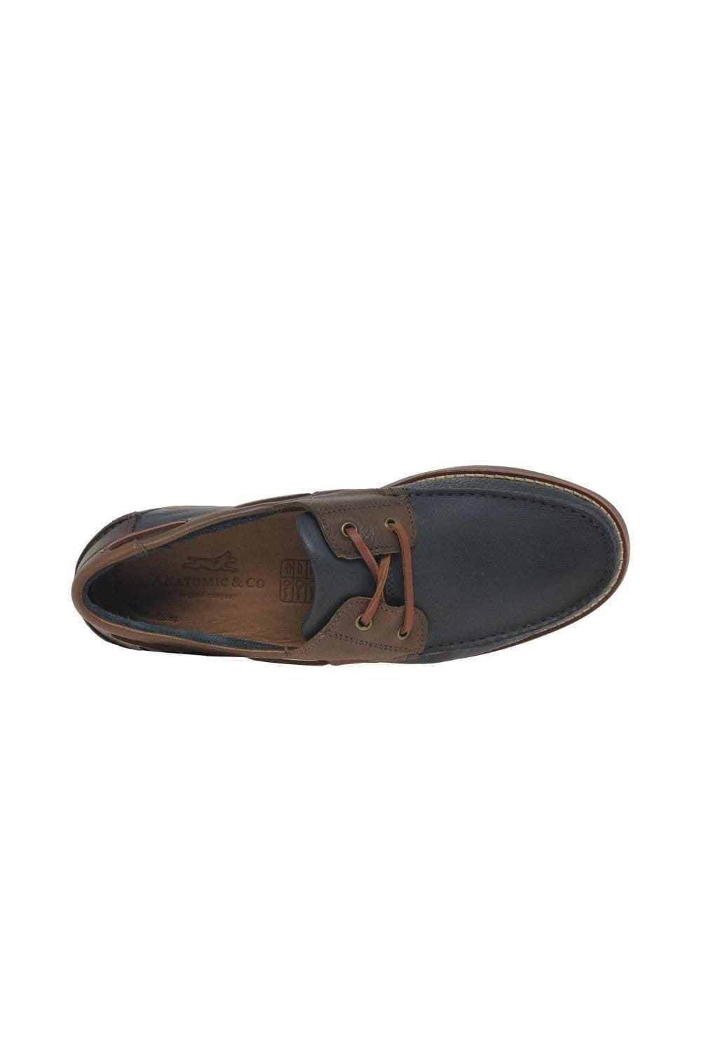 Anatomic & Co Anatomic & Co Men's 'Shore' Boat Shoes in Navy - 4