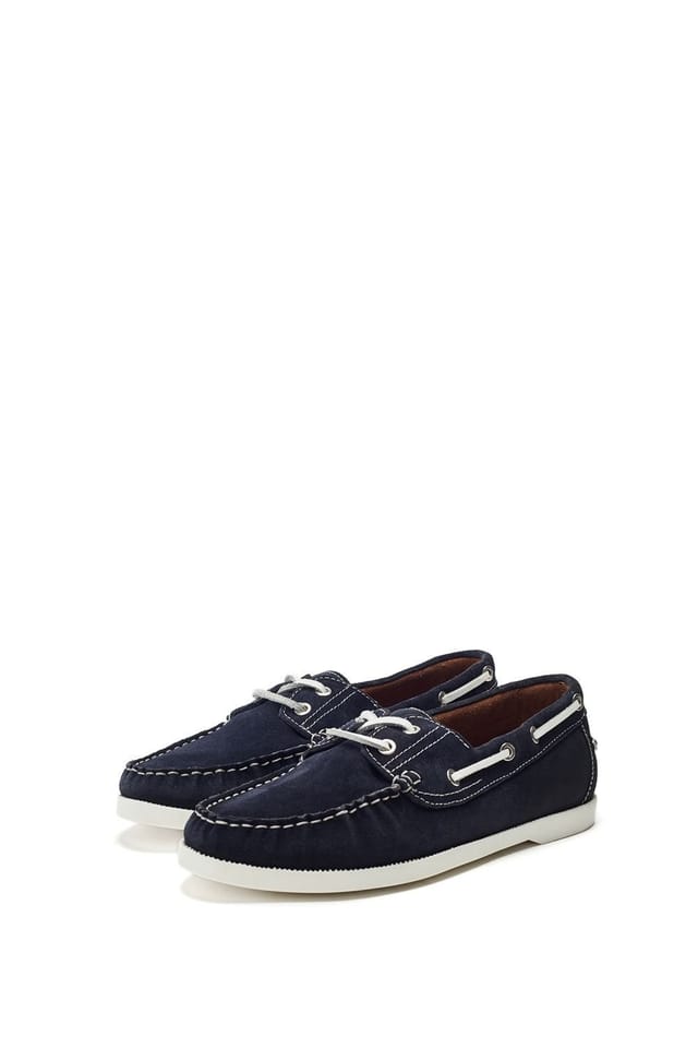 Moda In Pelle Moda In Pelle Women's 'Eleesa' Suede Loafers in Navy - 2