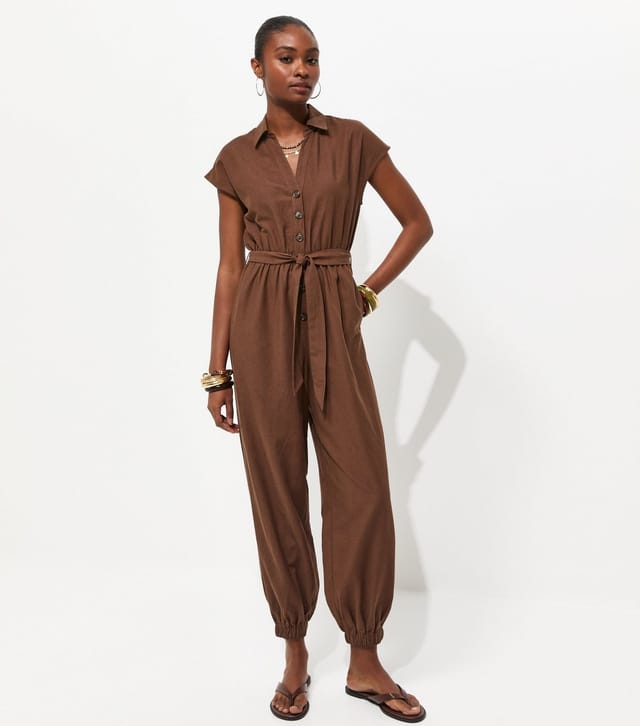 New Look Women's Dark Brown Balloon Leg Utility Jumpsuit New Look - 3