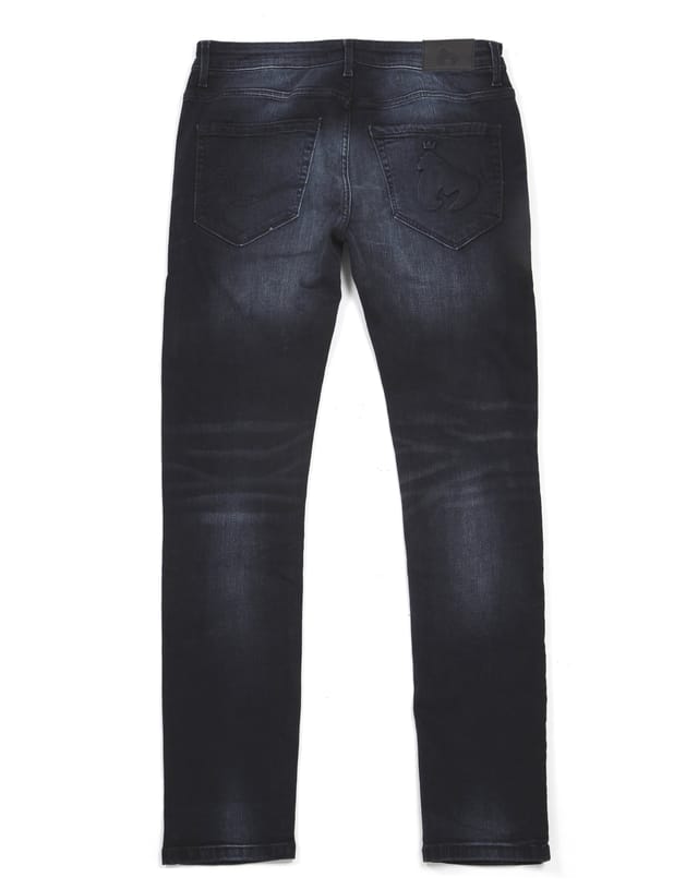 Money Money Men's Ape Embossed Jeans in Navy - 2