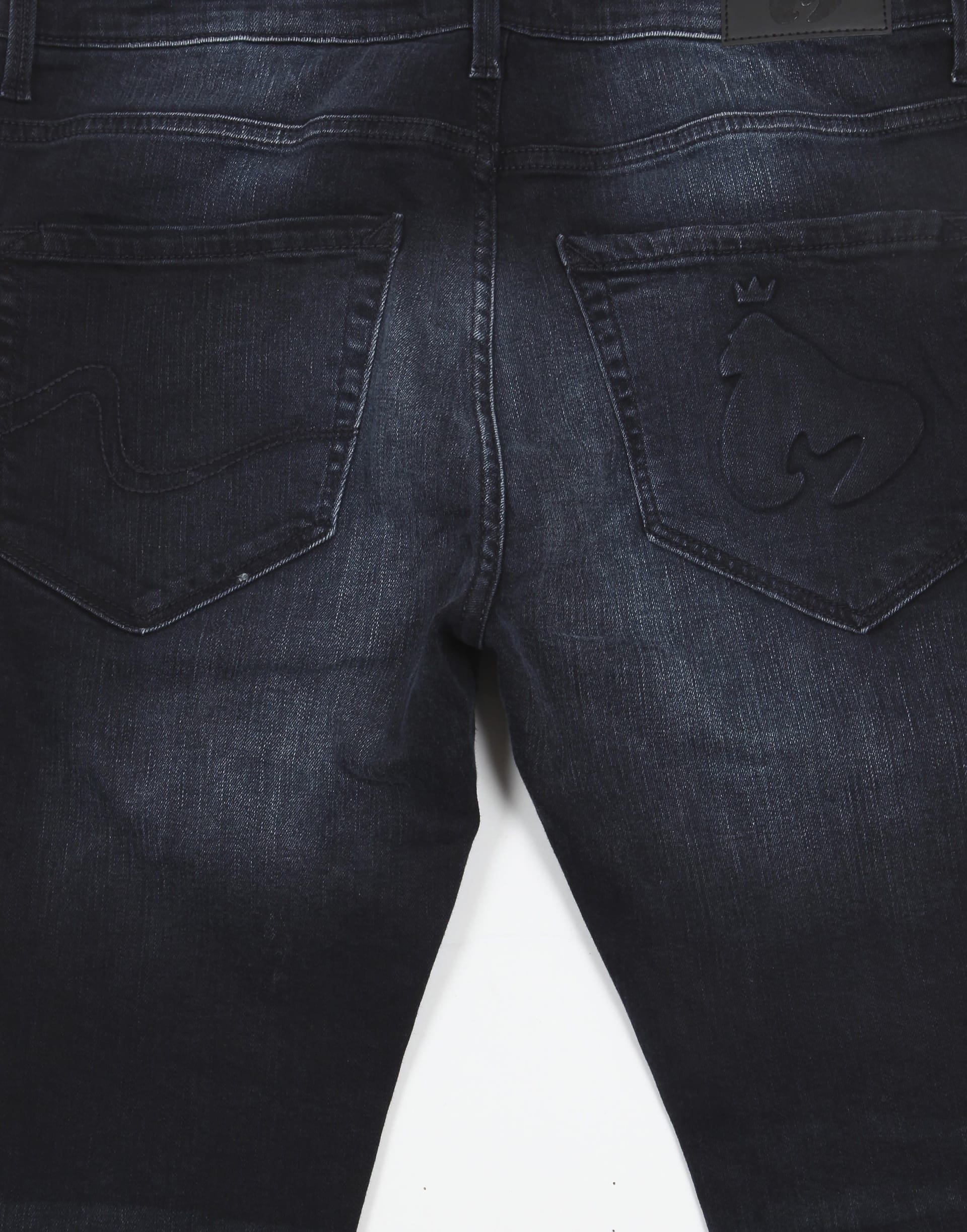 Money Money Men's Ape Embossed Jeans in Navy - 4