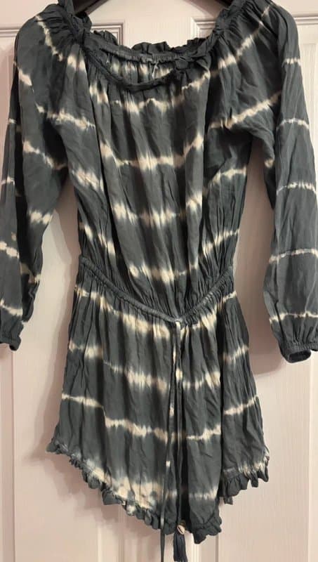 New Look Tie dye playsuit holiday beach party 10-12 same day post