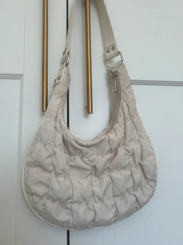ASOS ASOS cream quilted shoulder bag