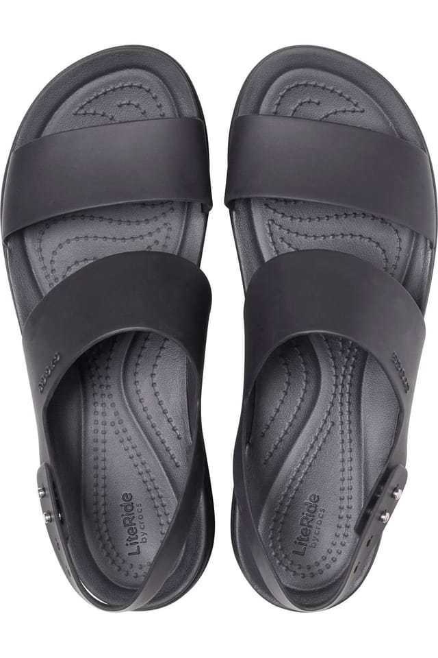 Crocs Crocs Women's Brooklyn Low Wedge Black - 3
