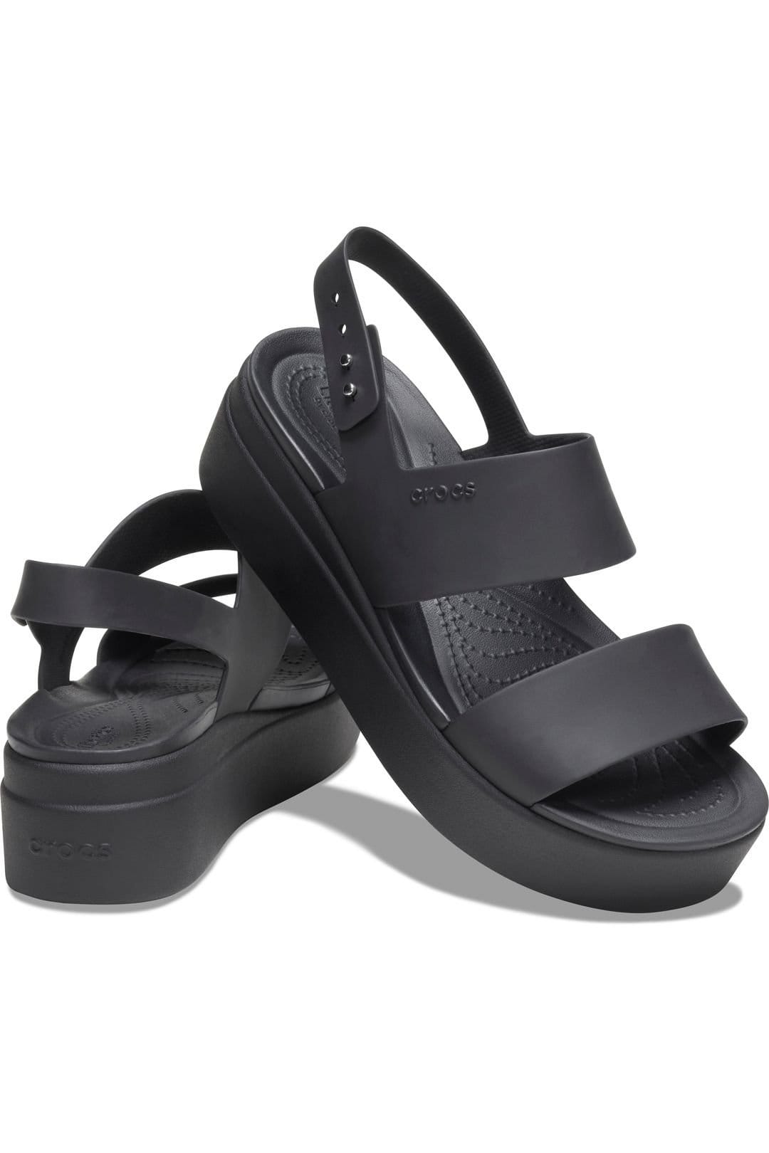 Crocs Crocs Women's Brooklyn Low Wedge Black - 4