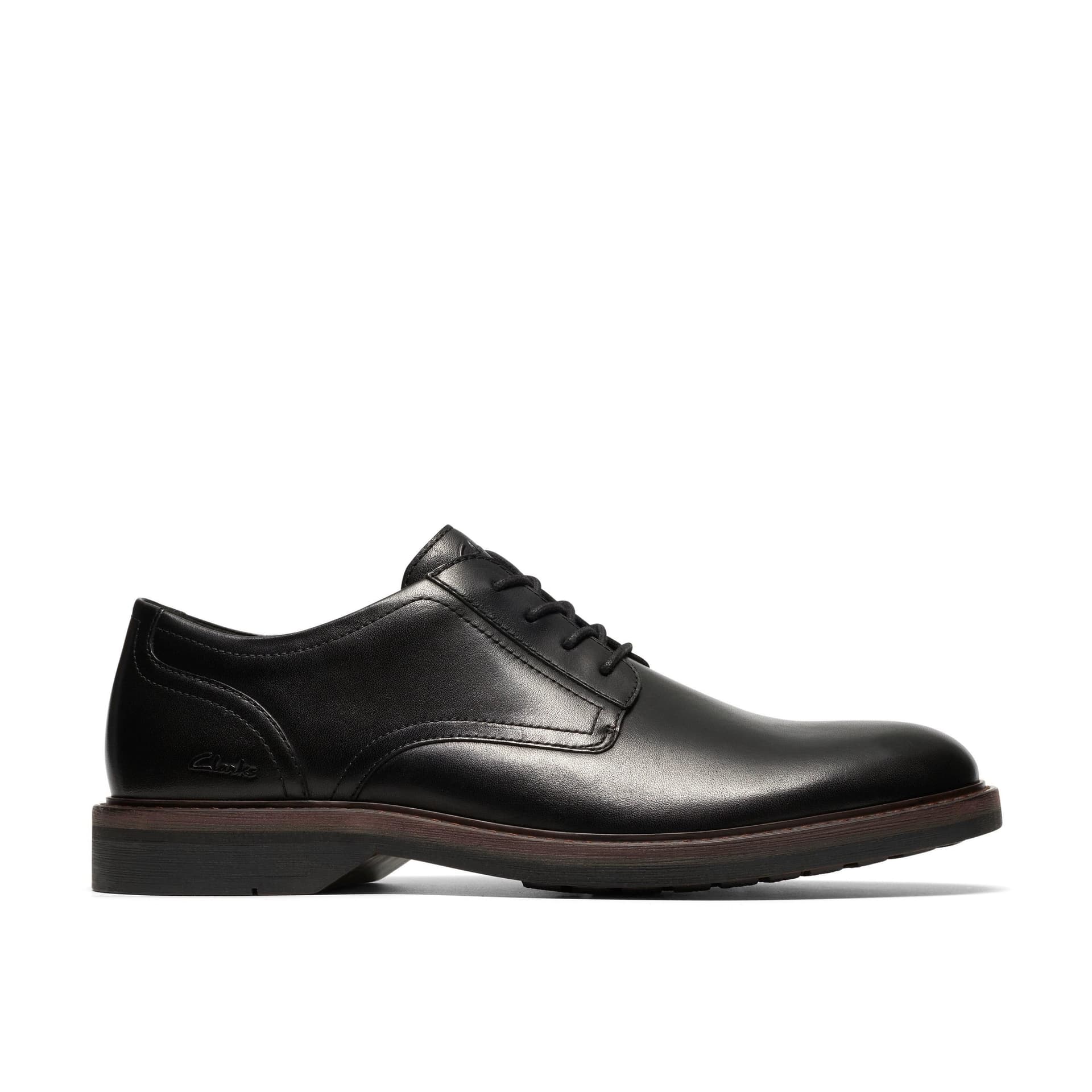 Clarks Clarks Men's Pitney Derby Black Derby Shoes, Lace Up