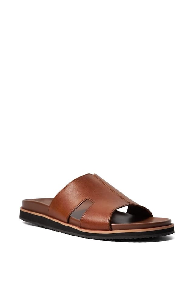 Dune London Dune London Men's 'Insight' Leather Sandals in Brown - 2