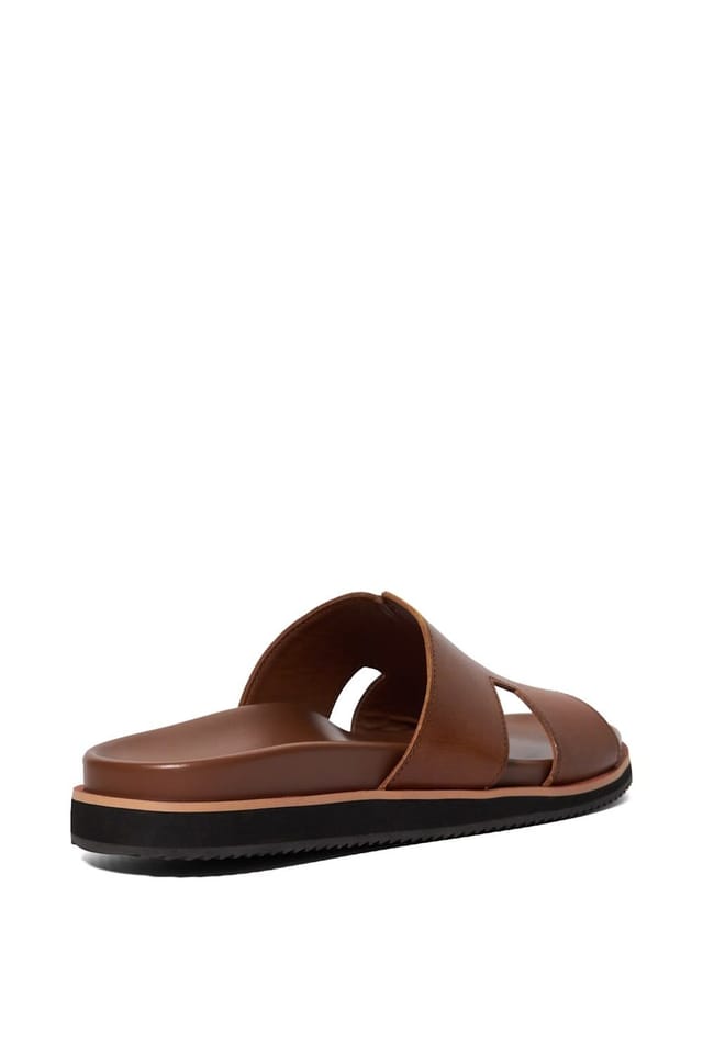 Dune London Dune London Men's 'Insight' Leather Sandals in Brown - 3