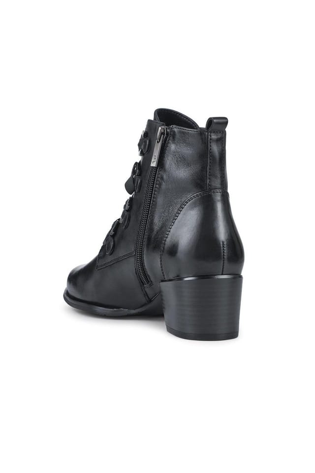 Jones Bootmaker Jones Bootmaker Women's Legacy Leather Ankle Boots in Black - 3