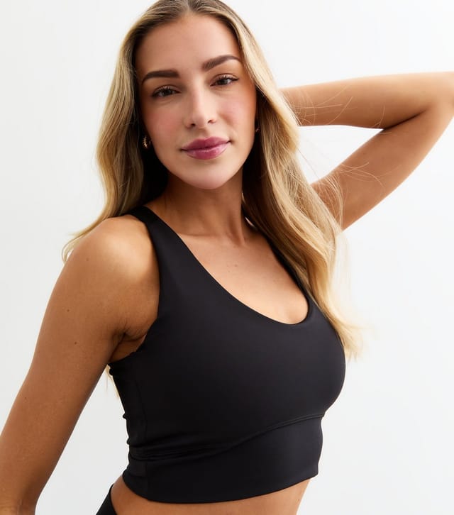 Rise Women's by Zara McDermott Black Active Scoop Neck Vest Rise New Look - 2