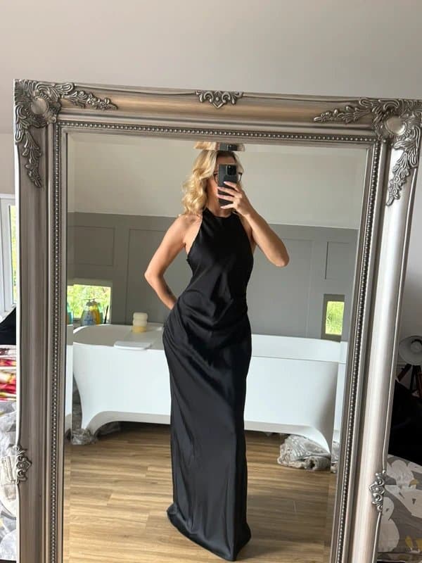 ASOS Asos Perfect Stranger satin dress