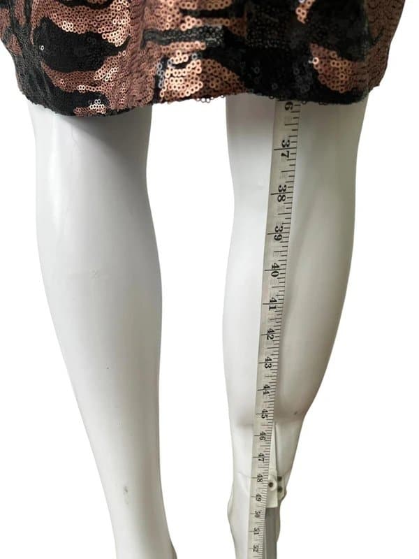 Be Beau Be Beau Sequinned Dress Size 18 Womens NEW Black & Gold Smart Shift EU46 RRP £30