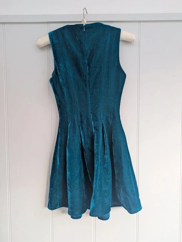 ASOS Turquoise Velvet Evening Dress
