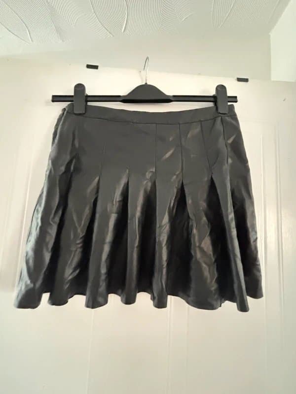 Bershka Cute faux leather top