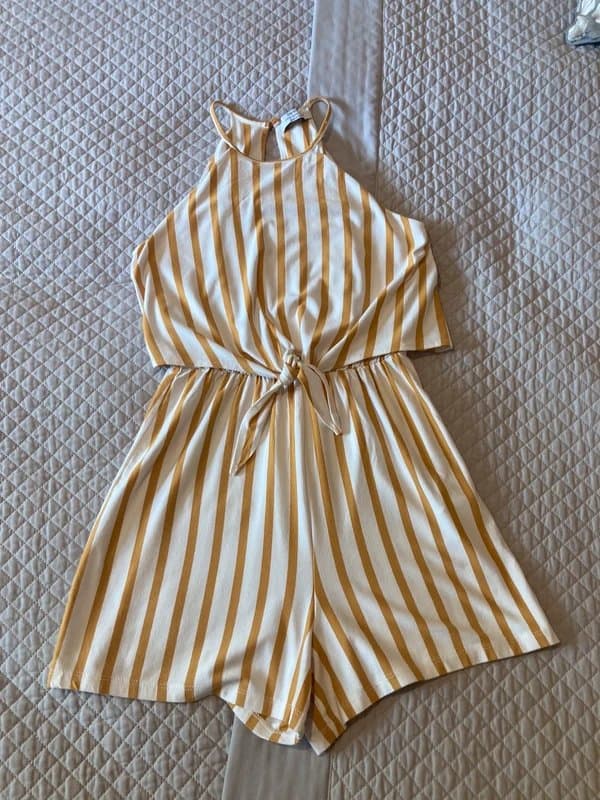 Bershka Woman stripped jumpsuit