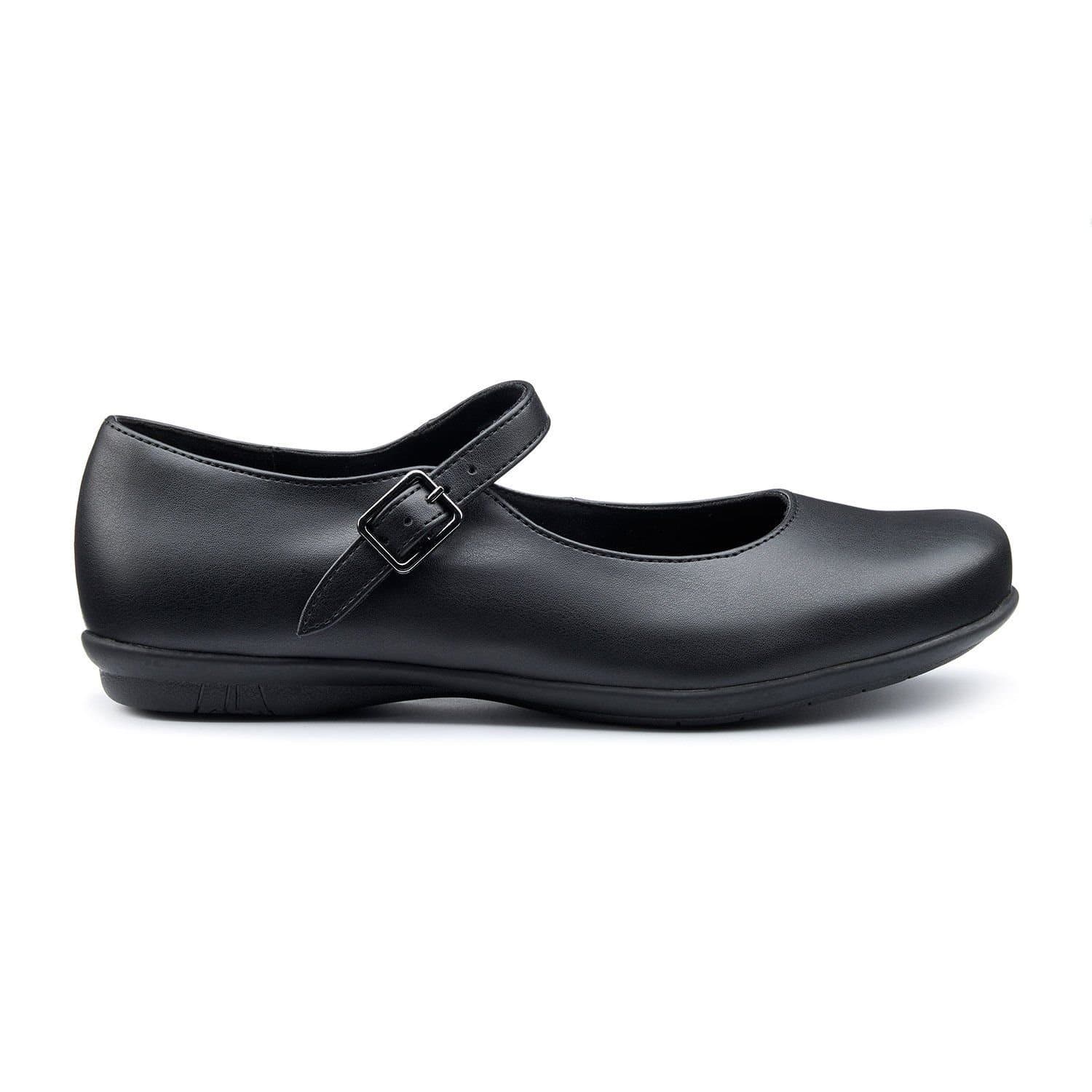 Hotter Hotter Women's Wide Fit 'Violet' Elegant Mary-Janes in Black