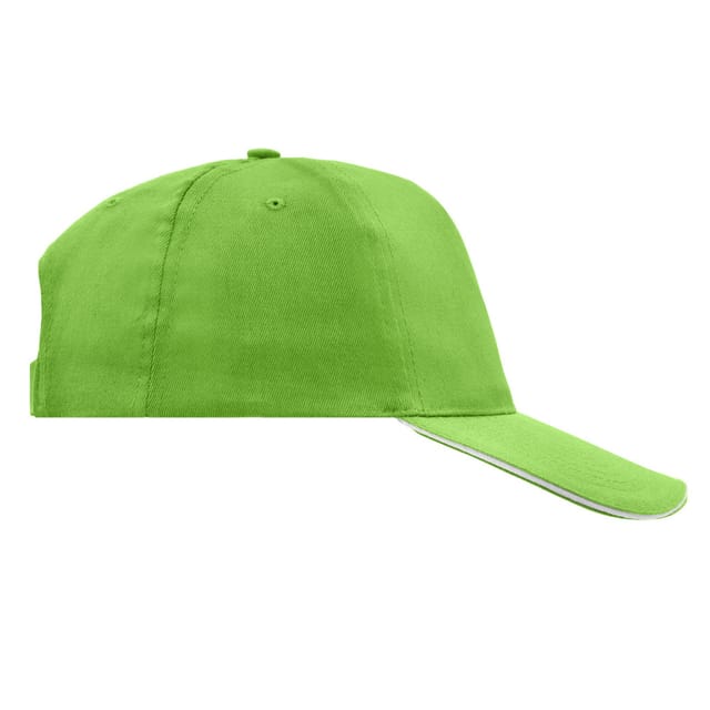 Myrtle Beach Myrtle Beach Men's Promo 5 Panel Sandwich Peak Cap in Green - 3
