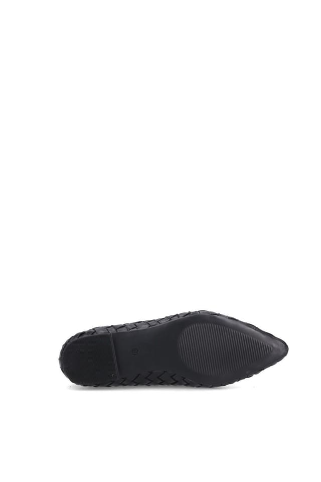 Hush Puppies Hush Puppies Women's Darla Woven Ballerina in Black - 3