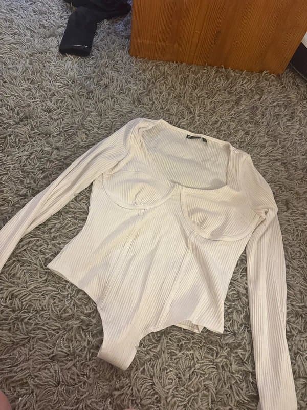 ASOS Corset style white body suit